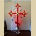 Крест с фацетированными элементами и подсветкой